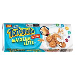 Biscoito Tortuguita Maizena Leite. Embalagem 170g