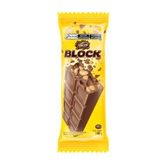Chocolate em Barra Arcor Block 140grs - Display com 12 unidades.