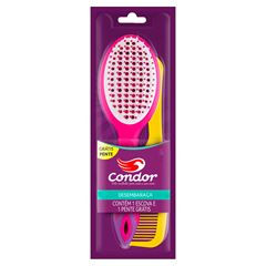 Condor Escova Cabelo Oval Vazada + Pente k8