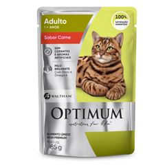 Ração Optimum Cat Adulto Sabor Carne 1+ anos