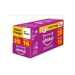 Ração Whiskas Sabor Frango Adulto L20P16